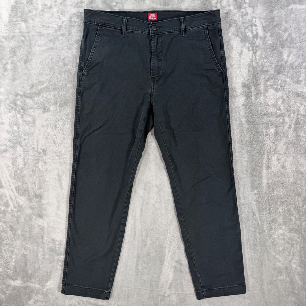 Levi's XX Chino Standard Taper Chino Pants Mens Size 33x30 Charcoal Gray